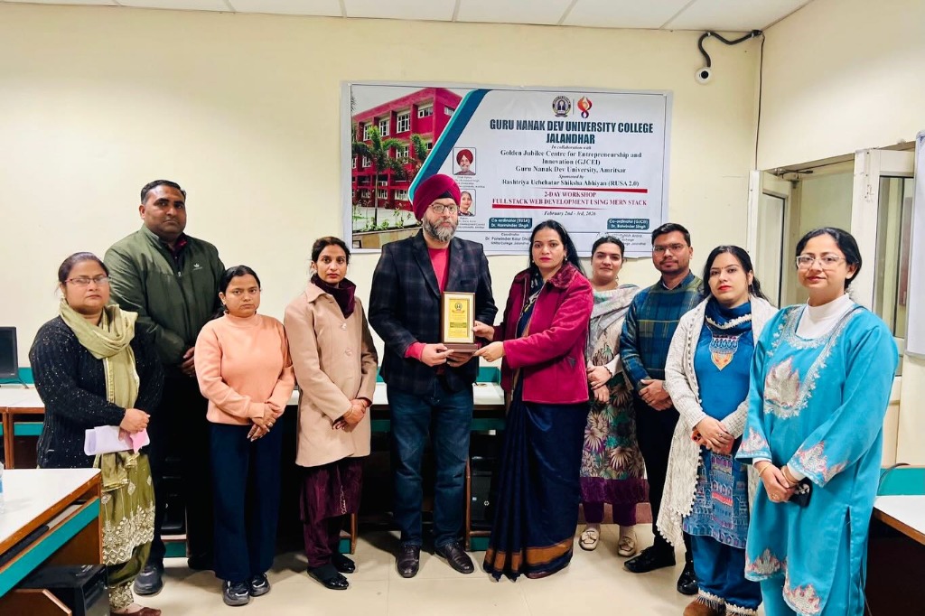 Workshop Group Photo with Award